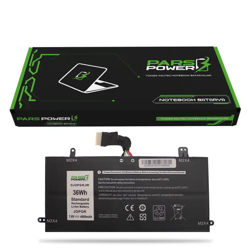 Dell FTH6F, 0FTH6F Batarya - Pil (Pars Power)