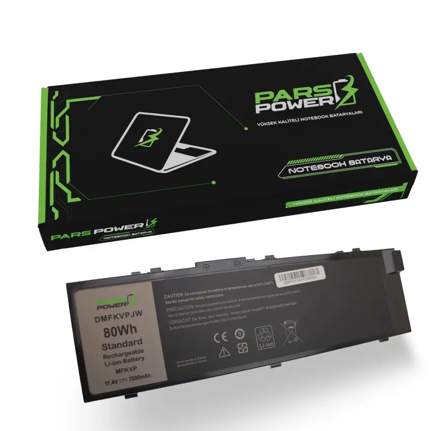 Dell MFKVP, 0MFKVP Batarya - Pil (Pars Power)