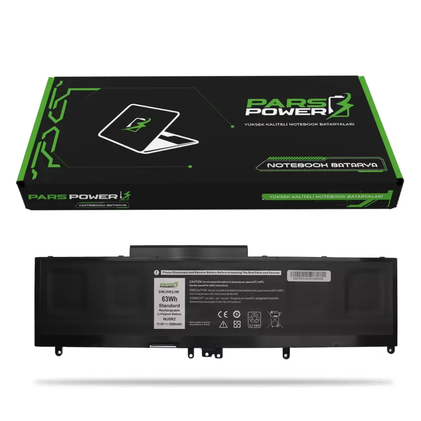 Dell Precision 3510 Batarya - Pil (Pars Power)