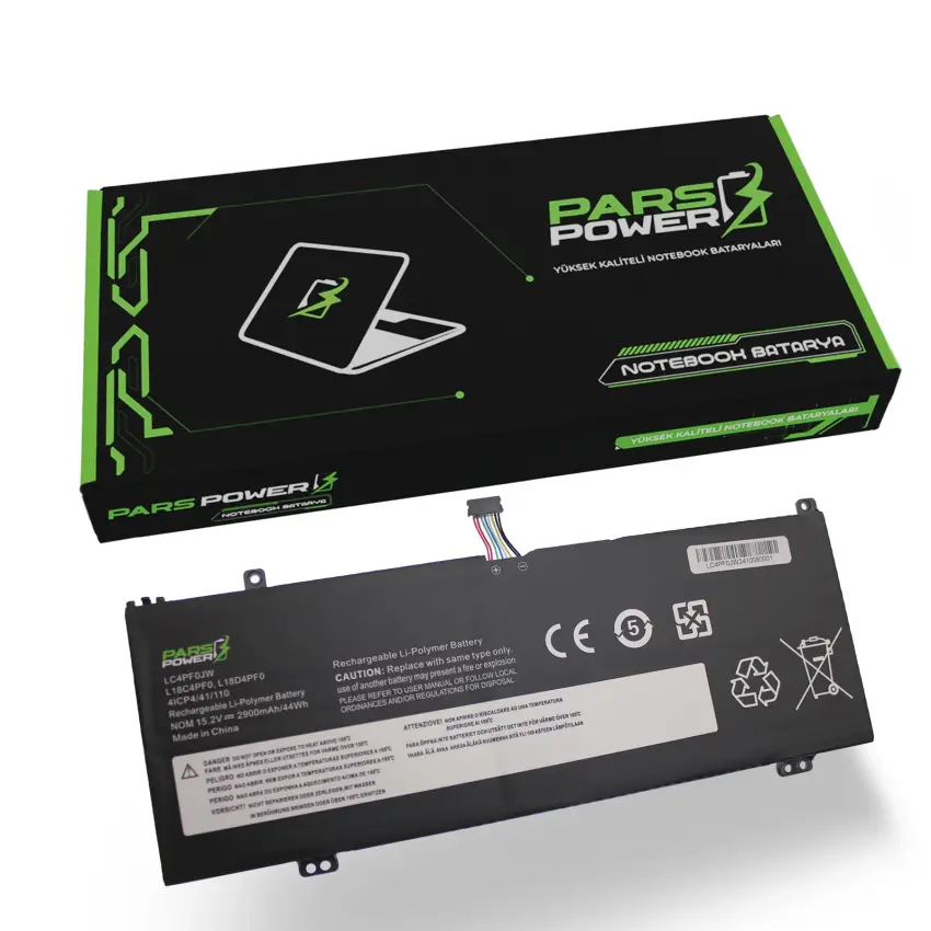 Lenovo ThinkBook L18C4PF0, L18D4PF0, L18M4PF0 Batarya - Pil (Pars Power)