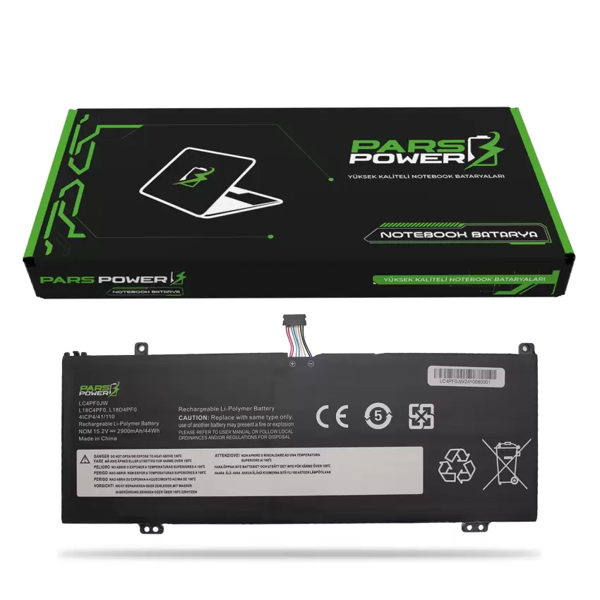 Lenovo ThinkBook L18C4PF0, L18D4PF0, L18M4PF0 Batarya - Pil (Pars Power)