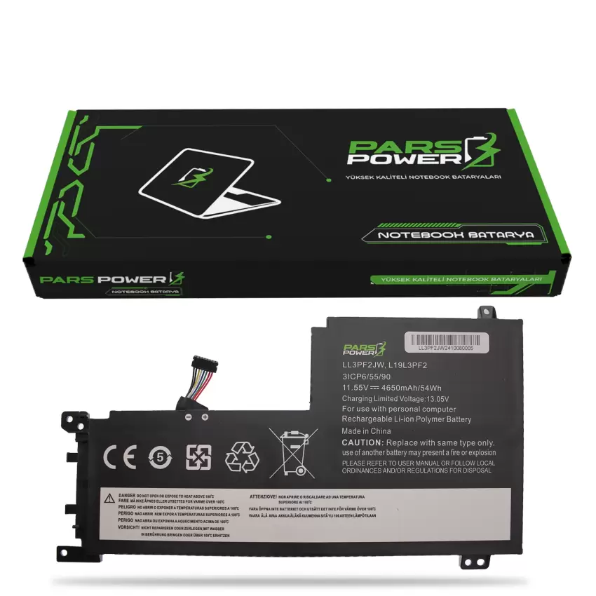 Lenovo IdeaPad 5-15IIL05 81YK Batarya - Pil (Pars Power)