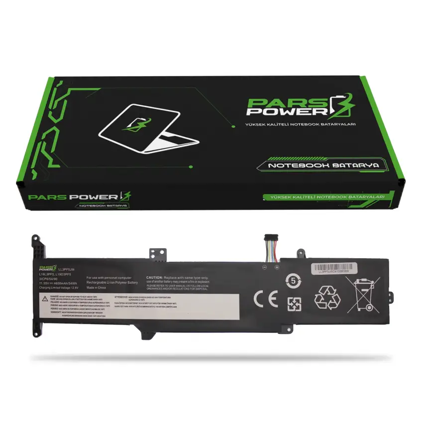 Lenovo IdeaPad 3 SB10X02596, 5B10X02607 Batarya - Pil (Pars Power)