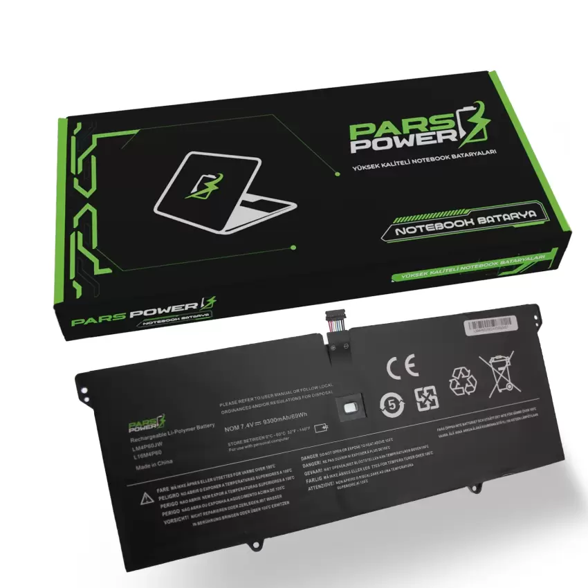 Lenovo IdeaPad Yoga 80Y7007VTX, 80Y700DQTX Batarya - Pil (Pars Power)