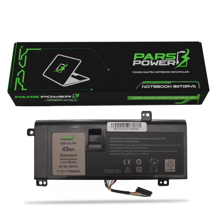 Dell DM14XJW Batarya - Pil (Pars Power)