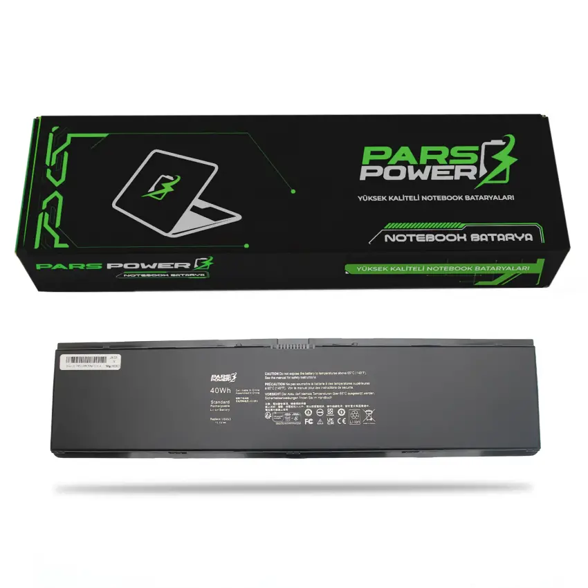 Dell Latitude P40G, P40G001 Batarya - Pil (Pars Power)