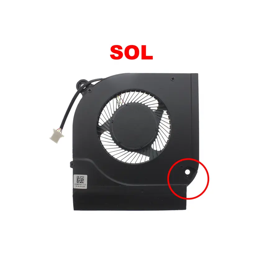 Acer Nitro 5 AN515-45-R0QV, AN515-45-R0SR Cpu Fan - İşlemci Fanı Ver.2