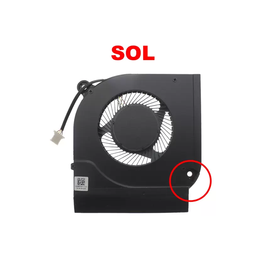 Acer Nitro 5 AN515-55-52EW, AN515-55-52FN Cpu Fan - İşlemci Fanı Ver.2