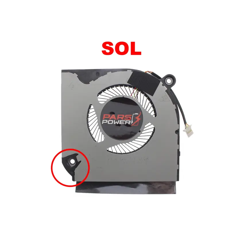 Acer Nitro 5 AN517-54-5486, AN517-54-549W Cpu Fan - İşlemci Fanı Ver.2