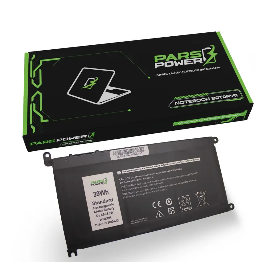 Dell Vostro P88G001, P88G002 Batarya - Pil (Pars Power)