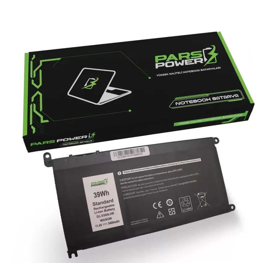 Dell Vostro 14 5471 P88G Batarya - Pil (Pars Power)