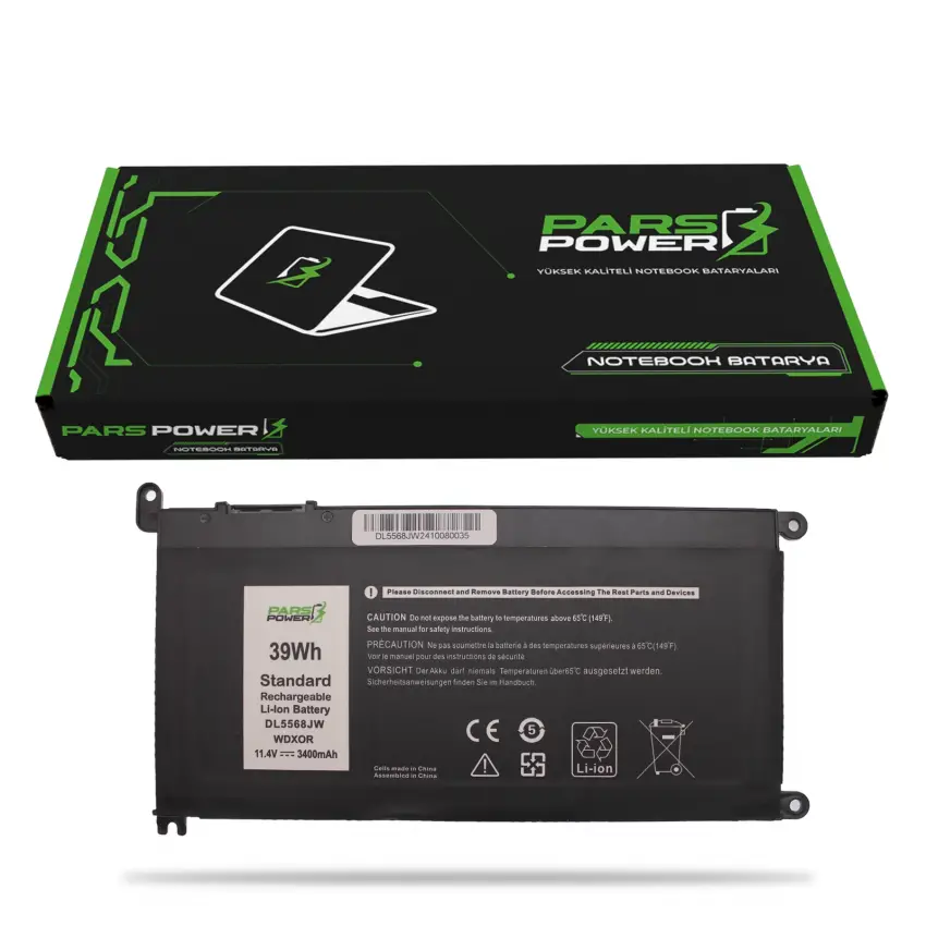 Dell Inspiron 5567 FHDG20W81C Batarya - Pil (Pars Power)