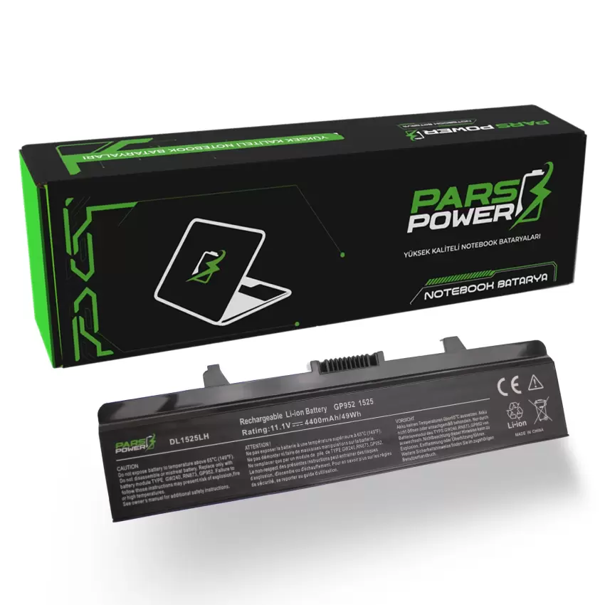 Dell Inspiron 1545-42F33B, 1545-42F4A Notebook Batarya - Pil (Pars Power)