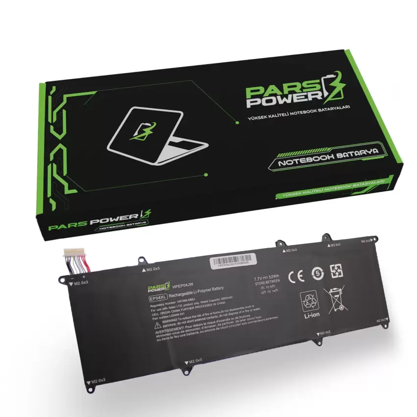 HP Elite Dragonfly (8MK78EA) Batarya - Pil (Pars Power)