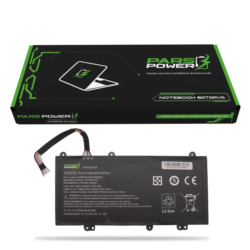 Hp Envy 849314-856, 849315-850, 849315-856 Batarya - Pil (Pars Power)