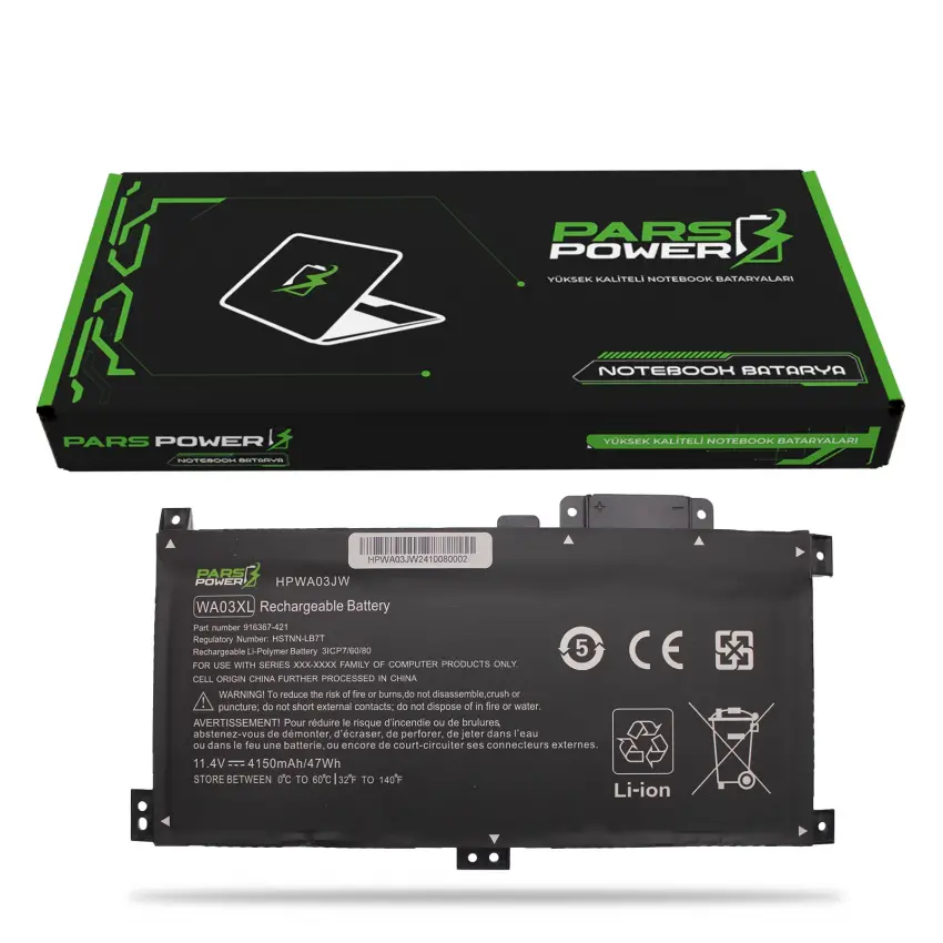 HP Pavilion X360 916812-055, 916812-855 Batarya - Pil (Pars Power)