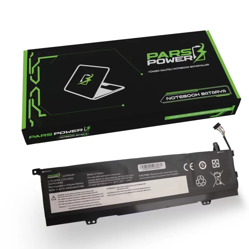 Lenovo IdeaPad Yoga 730 L17C3PE0, L17L3PE0 Batarya - Pil (Pars Power)