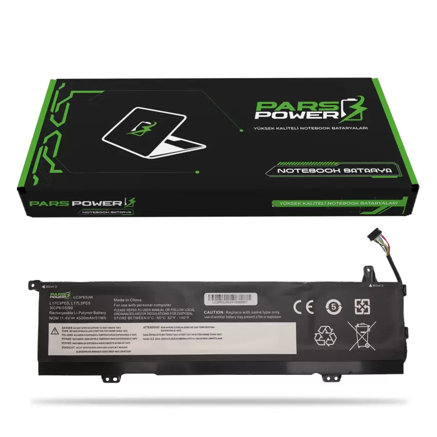 Lenovo IdeaPad Yoga 730 L17C3PE0, L17L3PE0 Batarya - Pil (Pars Power)