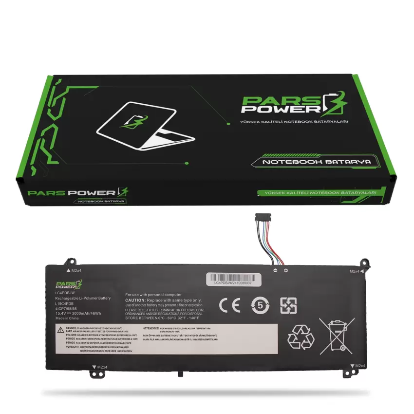 Lenovo ThinkBook 5B10Z21201, 5B10Z21202 Batarya - Pil (Pars Power)