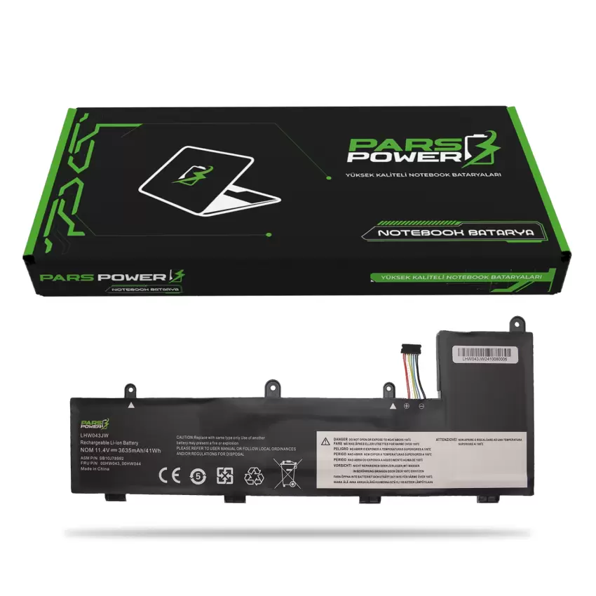 Lenovo LHW043JW Batarya - Pil (Pars Power)