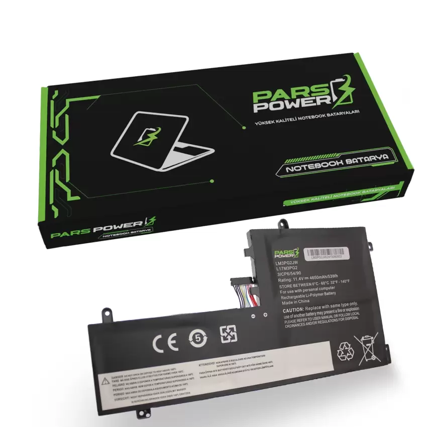 Lenovo Legion L17L3PG1, 5B10Q82428 Batarya - Pil (Pars Power)