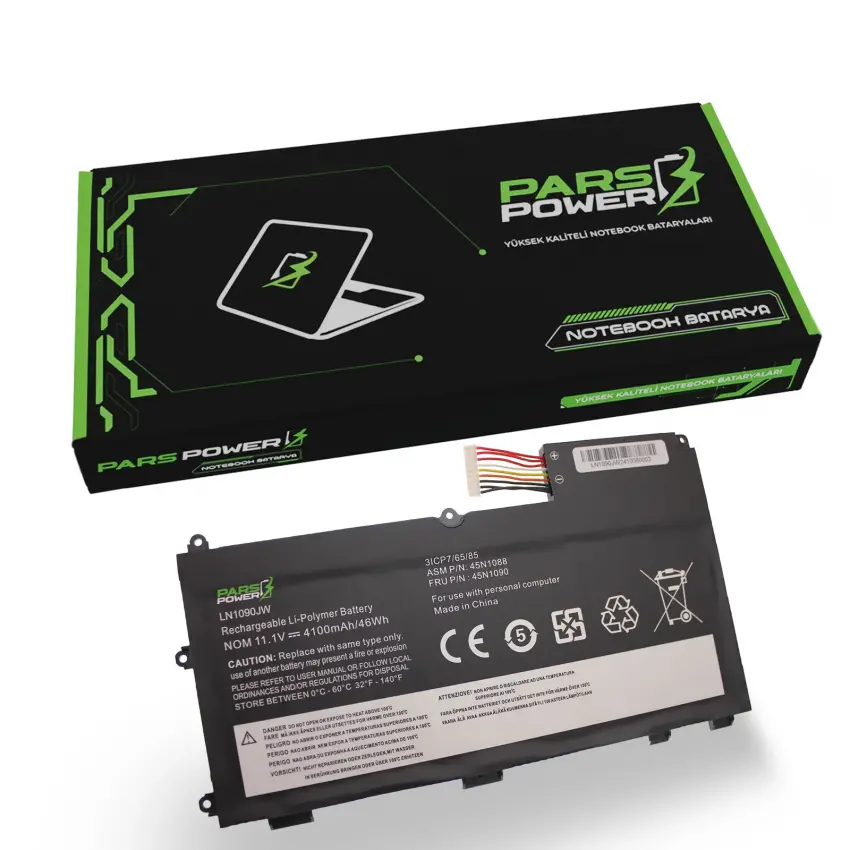Lenovo ThinkPad T430U (N3F3HGE), T430U (33533HG) Batarya - Pil (Pars Power)