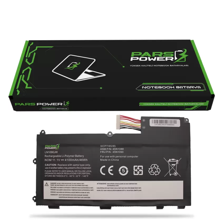 Lenovo ThinkPad T430U (N3F3HGE), T430U (33533HG) Batarya - Pil (Pars Power)