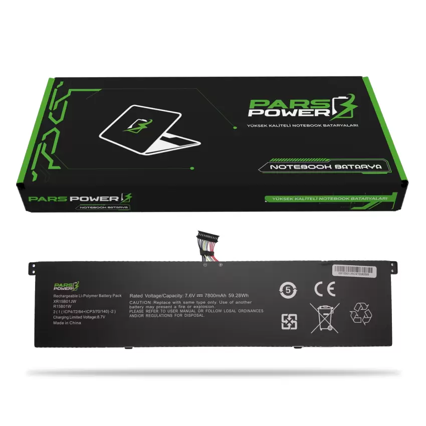 Xiaomi Mi Notebook Pro 15 ICP4/72/84 Batarya - Pil (Pars Power)