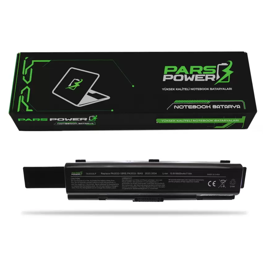 Toshiba Satellite A300-20C, A300-20F Notebook Batarya - Pil (Pars Power)