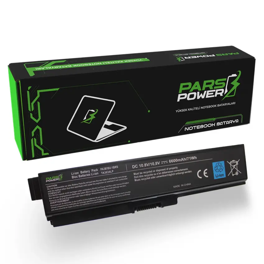 Toshiba Satellite L655-1DP, L655-1DQ Notebook Batarya - Pil (Pars Power)