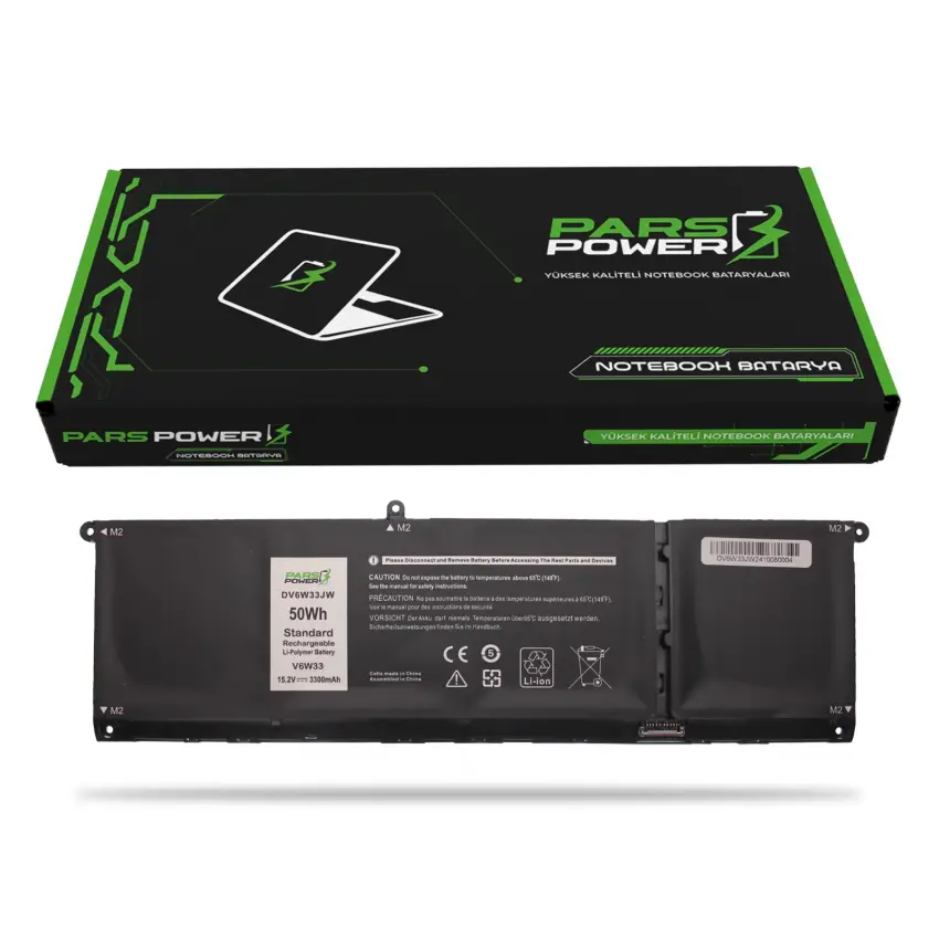 Dell DV6W33JW Batarya - Pil (Pars Power)