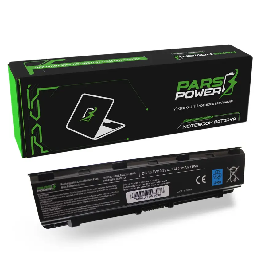 Toshiba Satellite C55-A-1L7, C55-A-1L8 Notebook Batarya - Pil (Pars Power)