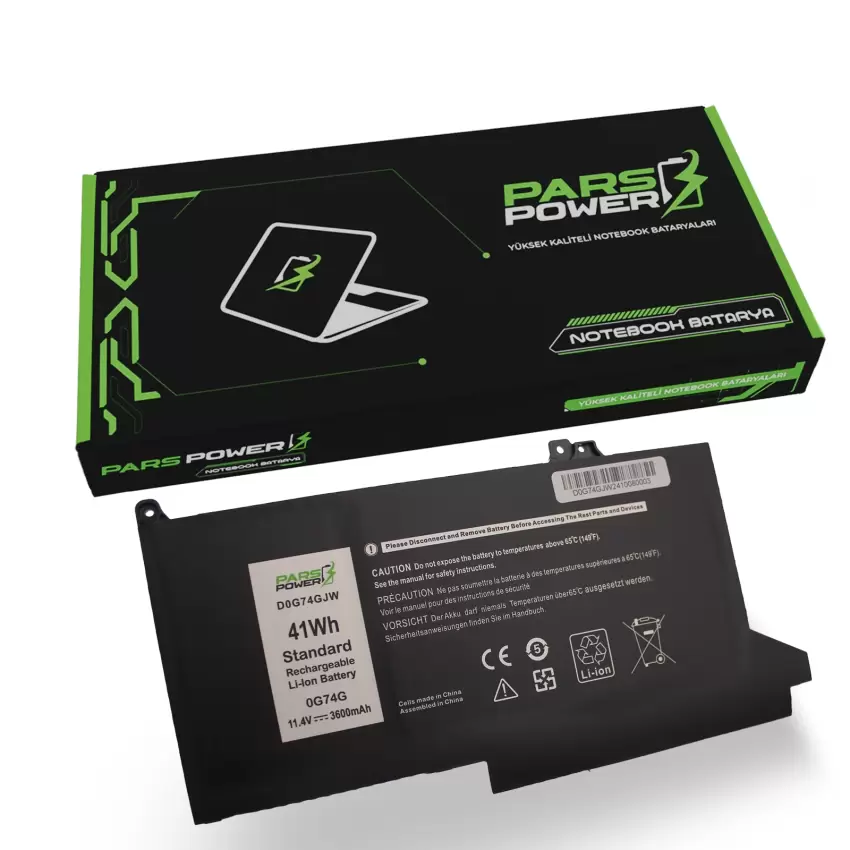 Dell Latitude 7400 E7400 Batarya - Pil (Pars Power)