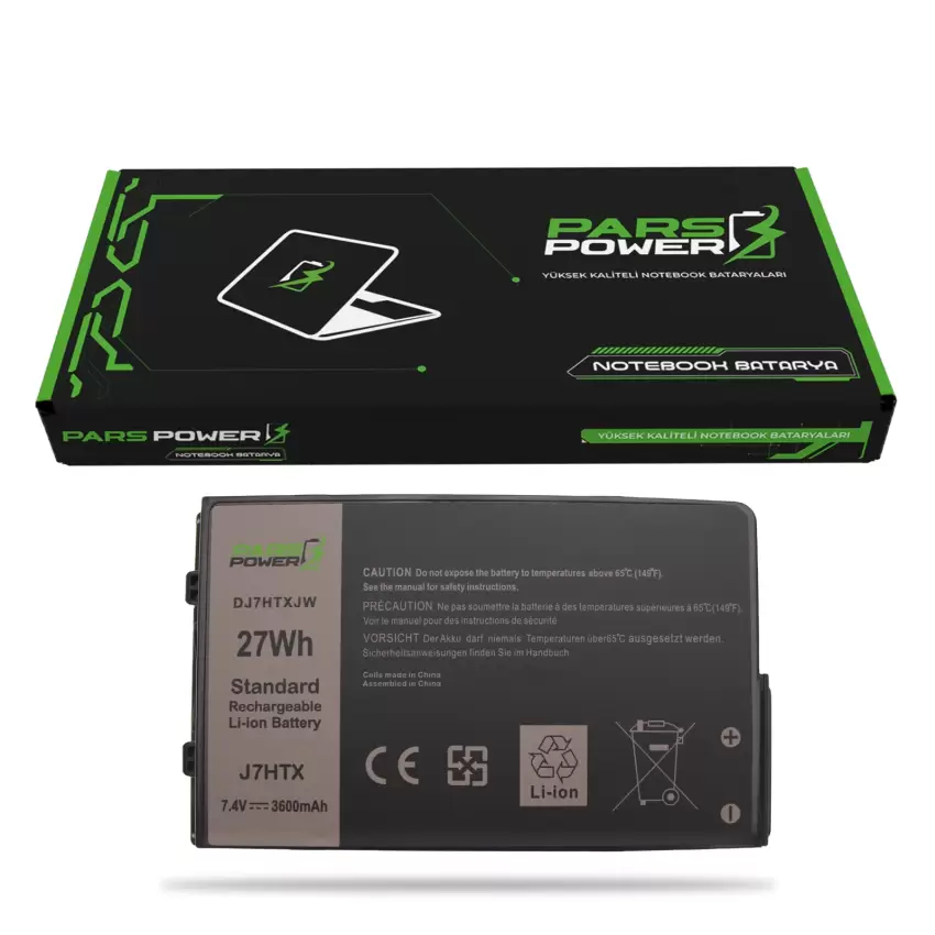 Dell Latitude 7220EX Rugged Extreme Batarya - Pil (Pars Power)