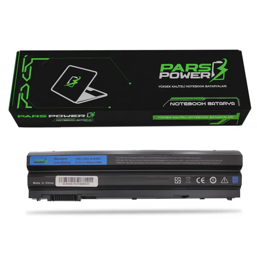 Dell 312-1163, 312-1164, 312-1165, 2P2MJ Notebook Batarya - Pil (Pars Power)