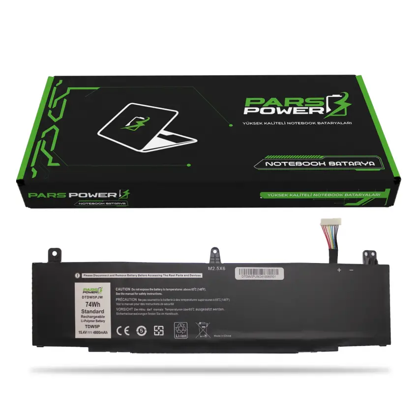 Dell Alienware 13 R3 TDW5P P81G Batarya - Pil (Pars Power)