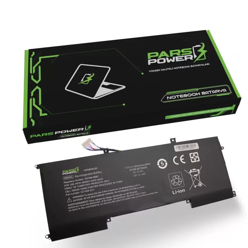 Hp Envy 13-ad100nt 2PR54EA Batarya - Pil (Pars Power)
