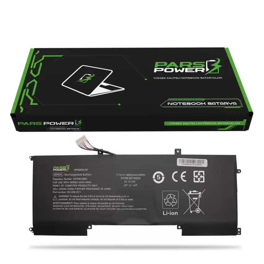 Hp Envy 13-ad100nt 2PR54EA Batarya - Pil (Pars Power)