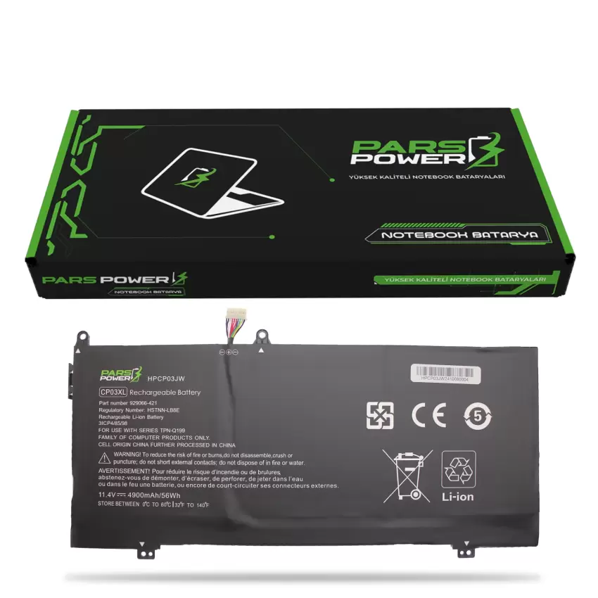 Hp 929066-421, 929072-855 Batarya - Pil (Pars Power)