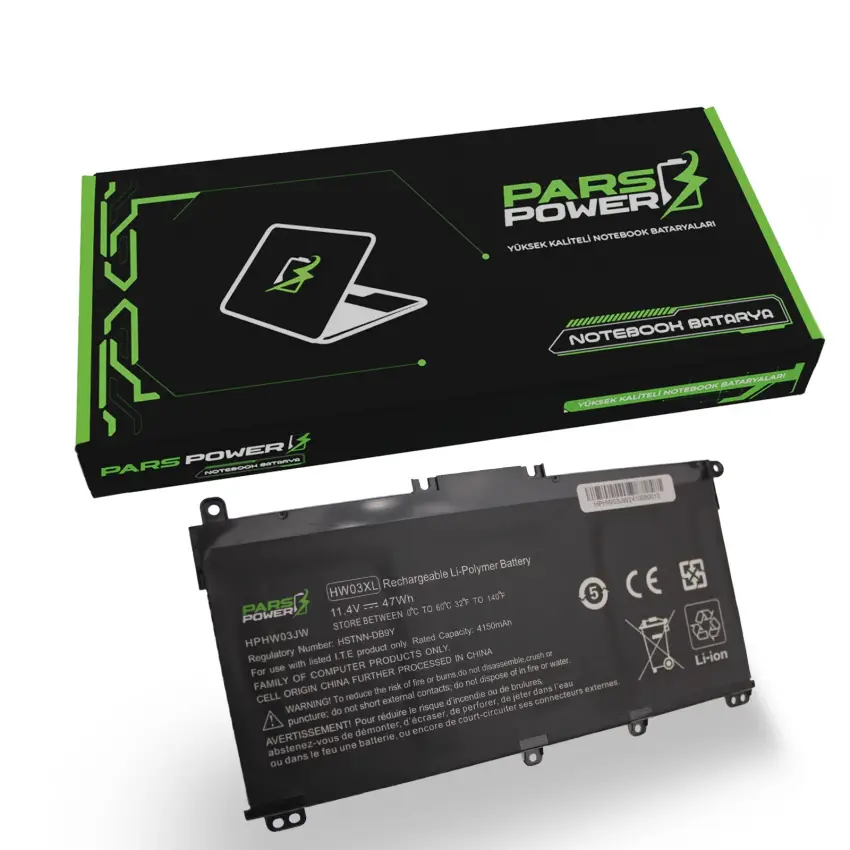 Hp HW03XL HWO3XL Batarya - Pil (Pars Power)