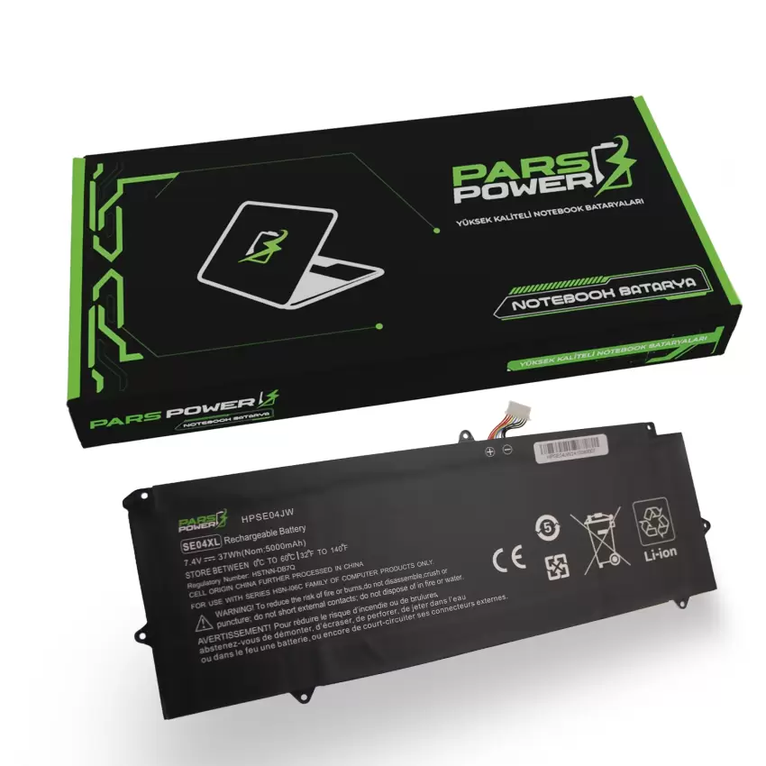 Hp Pro X2 612 G2 (1BY71EC), (1DT63AW) Batarya - Pil (Pars Power)