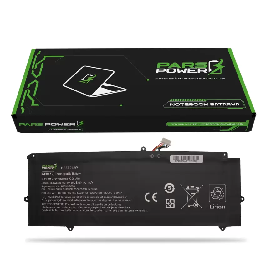 Hp Pro X2 612 G2 (1BY71EC), (1DT63AW) Batarya - Pil (Pars Power)