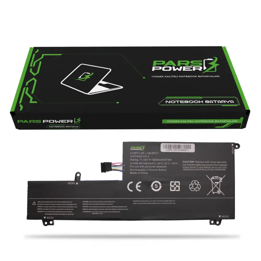 Lenovo IdeaPad Yoga 720-15IKB 80X7 Batarya - Pil (Pars Power)