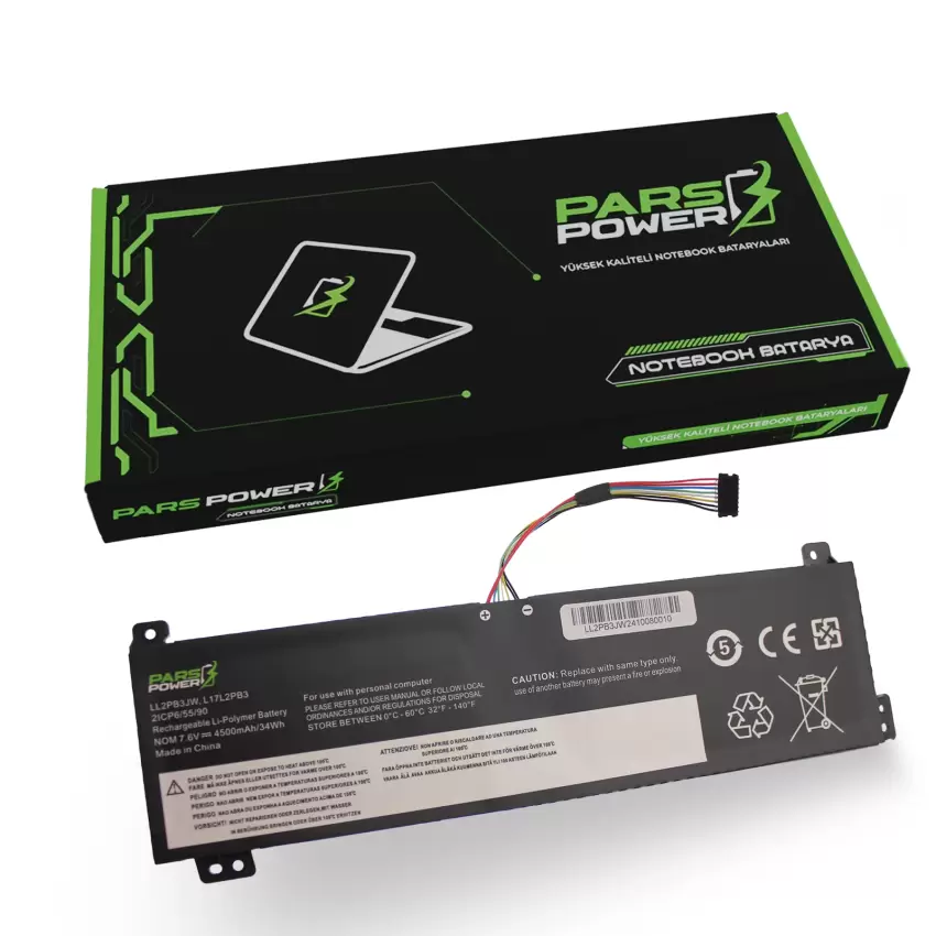 Lenovo IdeaPad SBB0P56008, W81B4, W81HNW Batarya - Pil (Pars Power)