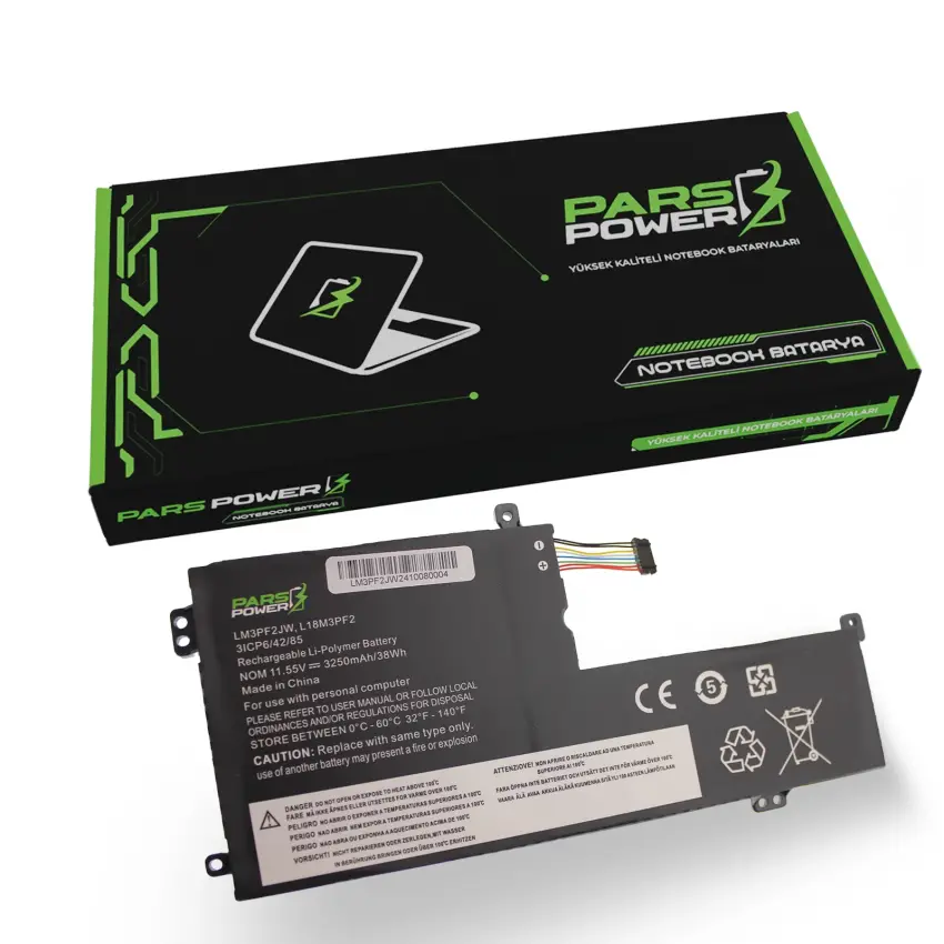 Lenovo IdeaPad 81RG000CTX, 81RG000DTX Batarya - Pil (Pars Power)