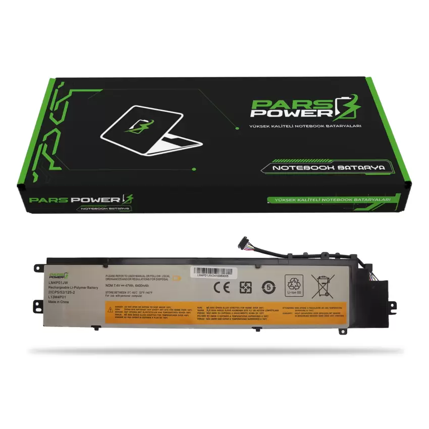 Lenovo Erazer Y40P-70, Y40P-80 Batarya - Pil (Pars Power)
