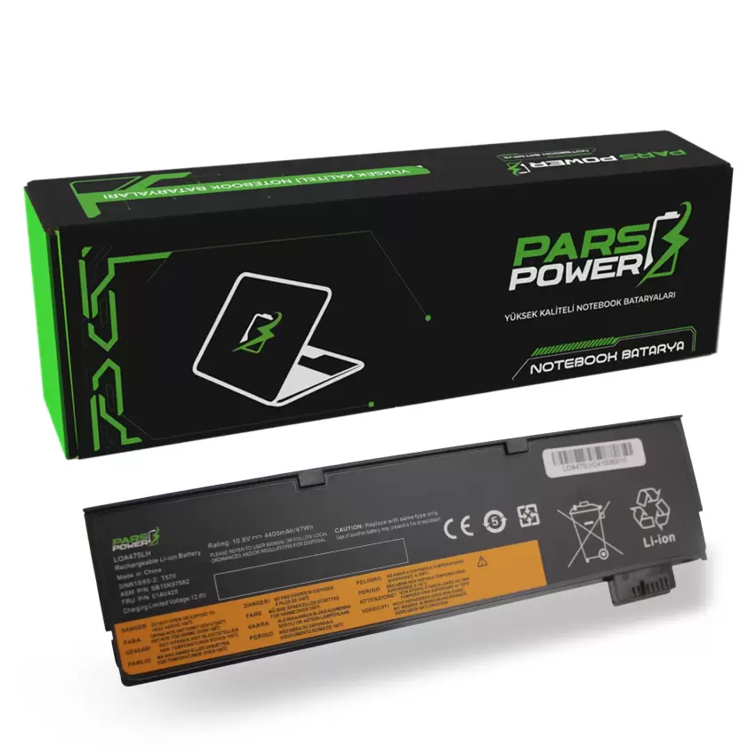 Lenovo ThinkPad 01AV491, 01AV492 Batarya - Pil (Pars Power)