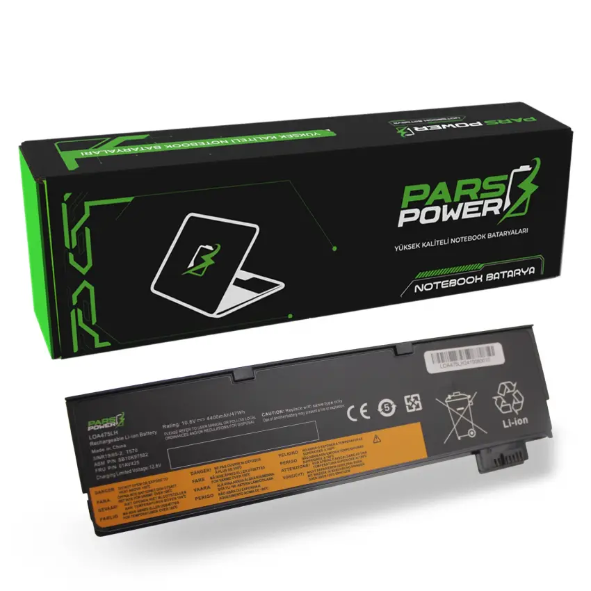 Lenovo ThinkPad SB10K97583, SB10K97585 Batarya - Pil (Pars Power)
