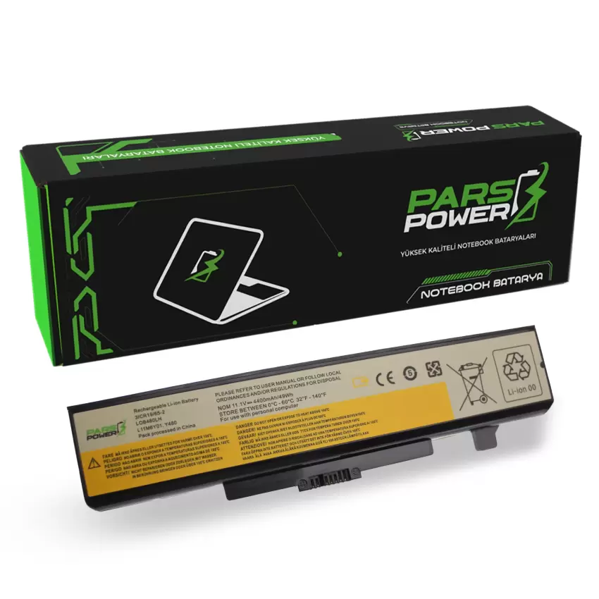 Lenovo B490 Type 20207, 3772 Batarya - Pil (Pars Power)