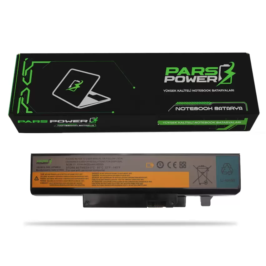 Lenovo ideaPad Y460 Type 20037, 0633 Notebook Batarya - Pil (Pars Power)